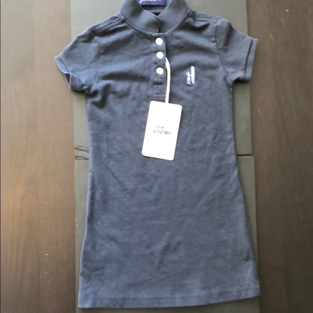 Johnnie-O navy polo tennis dress. NWT.